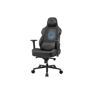 COUGAR Gaming CGR-ARP-BLB Silla para videojuegos universal Asiento acolchado Negro, Naranja
