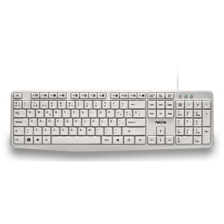 NGS HERITAGE teclado Universal USB QWERTY Español Blanco