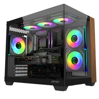 ABYSM Caja M-ATX Danube Sava Nature 285C Black