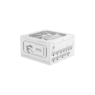 MSI MAG A1000GL PCIE5 WHITE unidad de fuente de alimentación 1000 W 24-pin ATX ATX Blanco