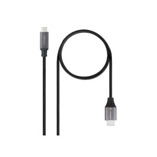 Nanocable 10.15.5262 adaptador de cable de vídeo 1,8 m USB Tipo C HDMI Negro