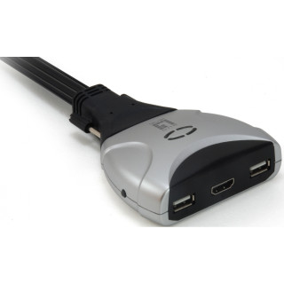 KVM LEVEL ONE SWITCH 2 PUERTOS HDMI USB KVM-0290