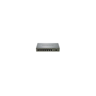 SWITCH D-LINK 8 PUERTOS POE GRIS DES-1008PA