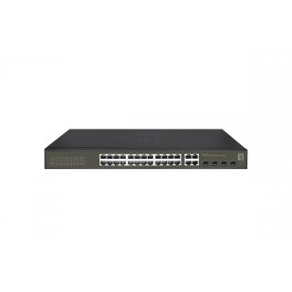 LevelOne GES-2128 switch Gestionado L2 Gigabit Ethernet (10/100/1000) Negro
