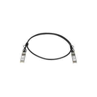 D-Link DEM-CB100S28 Cable de fibra óptica e InfiniBand 1 m SFP28 Negro, Plata
