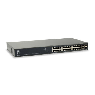 LevelOne GEP-2651 switch Gestionado L3 Gigabit Ethernet (10/100/1000) Energía sobre Ethernet (PoE) Negro