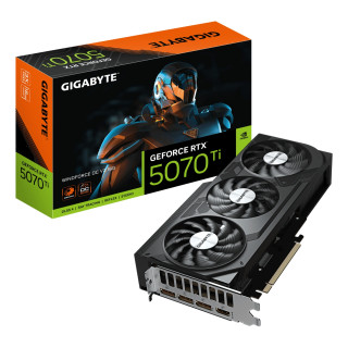 GIGABYTE GeForce RTX 5070 Ti WINDFORCE OC V2 16G Tarjeta Gráfica - 16GB GDDR6, 256bit, PCI-E 5.0, 2497 MHz Frecuencia...