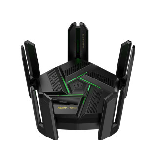 Ruijie Networks RG-EW7200BE PRO router inalámbrico Doble banda (2,4 GHz / 5 GHz) Negro