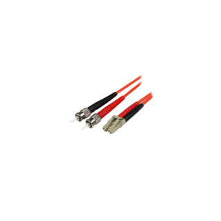 StarTech.com Cable Adaptador de Red de 1m Multimodo Dúplex Fibra Í“ptica LC-ST 50/125 - Patch Duplex