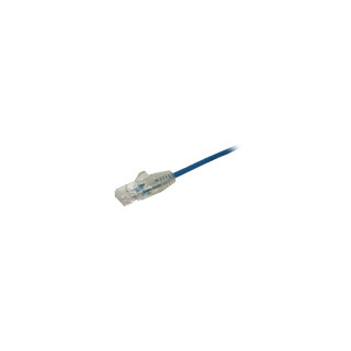 StarTech.com Cable de red CAT6 UTP Delgado con Conectores RJ45 sin Enganches - 2.5M Azul