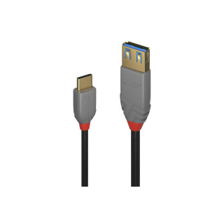 Lindy 36895 cable USB 0,15 m USB 3.2 Gen 2 (3.1 Gen 2) USB C USB A Negro