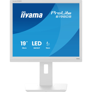 iiyama ProLite B1980S-W1 pantalla para PC 48,3 cm (19") 1280 x 1024 Pixeles SVGA LED Blanco