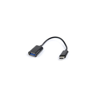 Gembird AB-OTG-CMAF2-01 cable gender changer USB Type-C USB tipo A Negro