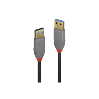 Lindy 36752 cable USB 2 m USB 3.2 Gen 1 (3.1 Gen 1) USB A Negro