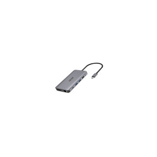 Acer Base para portátil y replicador de puertos Alámbrico USB 3.2 Gen 1 (3.1 Gen 1) Type-C Plata