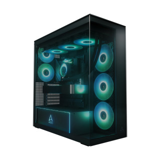 ARCTIC Xtender Black (Tinted Glass) Midi Tower Negro