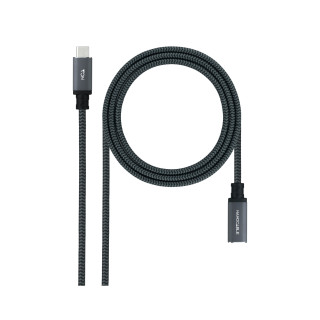 Nanocable 10.01.4500-COMB cable USB USB 3.2 Gen 2x2 0,5 m USB C Negro