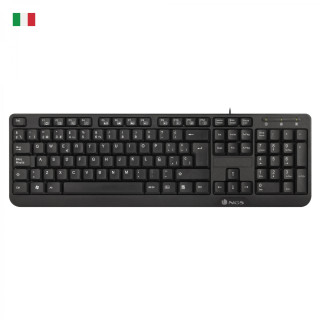 NGS FunkyV3, QWERTY, IT teclado USB Italiano Negro