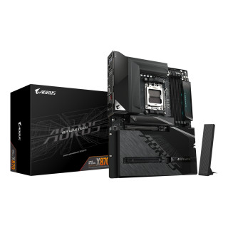 GIGABYTE X870 AORUS STEALTH Placa Base - Compatible con procesadores AMD Ryzen 9000, VRM digital de 16+2+2 fases, hasta