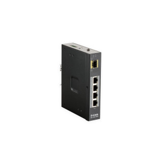 SWITCH D-LINK 4 PTOS GIGABIT 1 PTO SFP NEGRO DIS-100G-5PSW