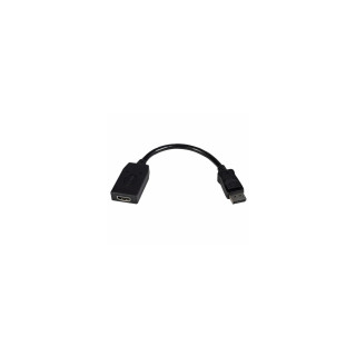 StarTech.com Adaptador de Vídeo DisplayPort a HDMI Macho a Hembra - Conversor DP - 1920x1200 - Pasivo Negro