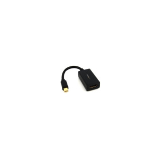 StarTech.com Adaptador Conversor de Vídeo Mini DisplayPort DP a HDMI - 1920x1200 - Cable Convertidor Pasivo - Negro
