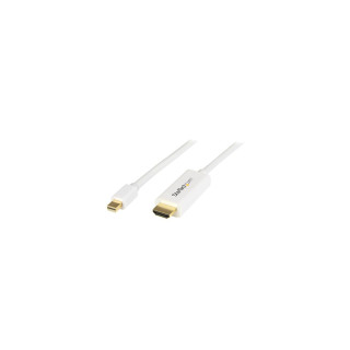 StarTech.com Cable Conversor Mini DisplayPort a HDMI Macho a Macho - Ultra HD 4K - 2m Blanco