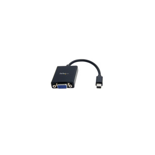 StarTech.com Adaptador Conversor de Vídeo Mini DisplayPort DP a VGA - 1920x1200 - Cable Convertidor Activo - Blanco
