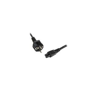 StarTech.com PXTNB3SEU1M Cable de 1m de Alimentación con 3 Clavijas para Ordenador Portátil Cable Schuko CEE7 a C5...