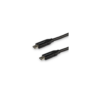 StarTech.com Cable de 3m USB-C a USB-C Macho a Macho con capacidad para Entrega de Alimentación de 5A - Cable de Carga
