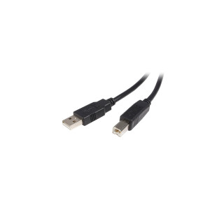 StarTech.com Cable USB de 3m para Impresora - USB A Macho a USB B Macho - Adaptador Negro