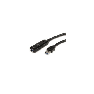 StarTech.com Cable Extensor Alargador USB 3.0 SuperSpeed Activo de 5m - USB A Macho a Hembra - Negro