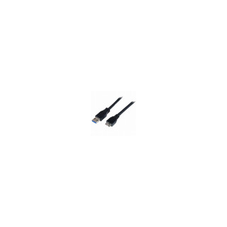 StarTech.com Cable Certificado 1m USB 3.0 Super Speed SS Micro USB B Macho a USB A Macho Adaptador - Negro