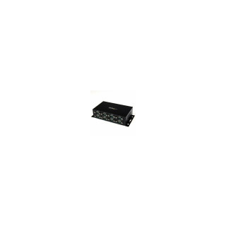 StarTech.com Adaptador Hub Concentrador USB a 8 Puertos Serie RS232 Industrial Montaje en Pared Riel DIN