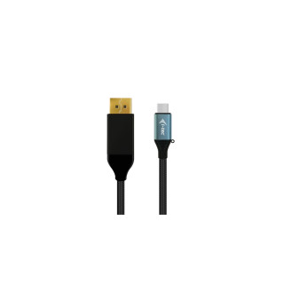 i-tec Cable Adaptador 4K usb tipo-c macho a displayport macho 1.5m negro