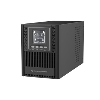 Conceptronic ZEUS52ES1K sistema de alimentación ininterrumpida (UPS) Doble conversión (en línea) 1 kVA 900 W 3 salidas