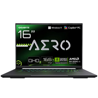 GIGABYTE AERO X16 2WH Portátil Gaming – 16“, 165Hz WQXGA, Ryzen AI 9 HX 370, GPU NVIDIA RTX 5070, 32GB DDR5 5200MHz,...
