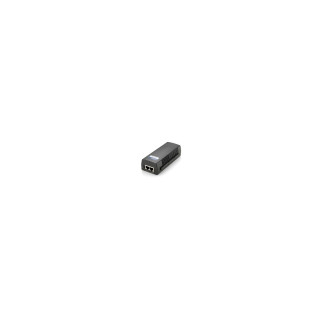 POE INJECTOR ADAPTER GIGABIT LEVEL ONE PASA DATOS Y ALIMENTACION POR EL MISMO CABLE HASTA 100M NEGRO POI-3000