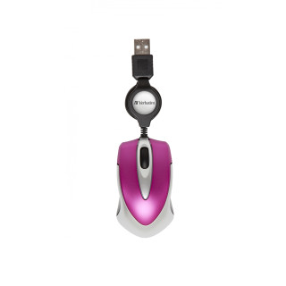 Raton Verbatim Go Mini ratón USB tipo A Í“ptico 1000 DPI 49021