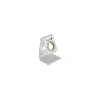 DeLOCK 18428 soporte Soporte activo para teléfono móvil Teléfono móvil/smartphone, Reloj inteligente Plata