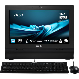 MSI Pro AP162T ADL-007XES All-in-One PC Intel® N N100 39,6 cm (15.6") 1920 x 1080 Pixeles Pantalla táctil PC todo en...