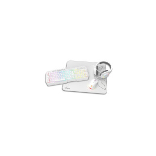 Krom Kenta 4 in 1 RGB Gaming Kit, Blanco