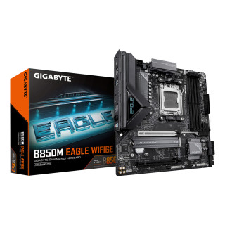 GIGABYTE B850M EAGLE WIFI6E Placa Base - Procesadores AMD Ryzen Serie 9000, VRM digital de 8+2+2 fases, hasta 8200MHz...