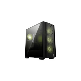 MSI MAG FORGE 330R AIRFLOW carcasa de ordenador Midi Tower Negro, Transparente