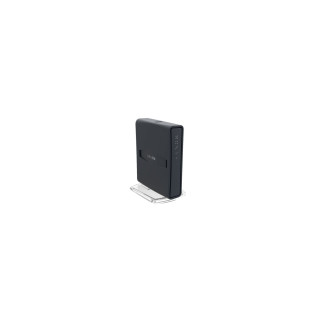 PUNTO DE ACCESO MIKROTIK HAP AC LITE TOWER CPU 650MHZ 5X LAN 10/100 ANTENAS 2/1.5DBI USB ROUTEROS NEGRO...