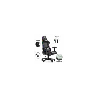 SILLA GAMER WOXTER STINGER STATION ELITE V2.0 PISTON CLASE 3 RESPALDO INCLINABLE 5 RUEDAS LUCES LED APP PARA CAMBIAR...