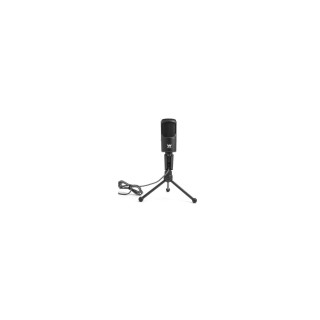 WOXTER MIC STUDIO 50 MICROFONO GRABACION OMNI DIRECCIONAL REGULADOR FRONTAL DE VOLUMEN LUZ LED INDICATIVA DE ESTADO...
