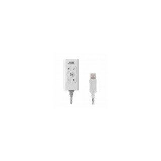 Mars Gaming MSC2W Tarjeta de Sonido Externa 7.1 usb blanca