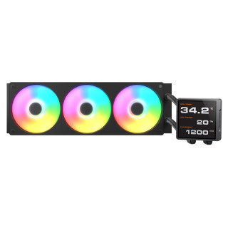 COUGAR CGR-PSDVPRGB-B-360 Procesador Sistema de refrigeración líquida todo en uno 12 cm Negro