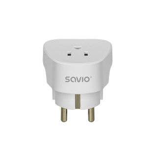 Savio AP-01 adaptador e inversor de corriente Interior Blanco